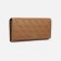 Women's wallet on magnets, brown color