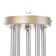 Lamp ceiling Sollar 60x60x26, 5x60W E27, gold, chrome