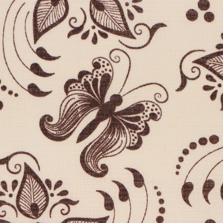 Towel 35x60cm butterflies, beige, waffle, 120 g/m2, cotton 100%-2