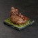 Souvenir "Foxes", 5x5x6 cm, coil, gypsum
