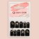 Nail stickers "style", golden color