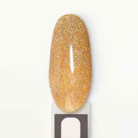 Gel nail polish, “shining Star”, reflective, 3 phase, 8ml, led/uv, golden color (028)-8