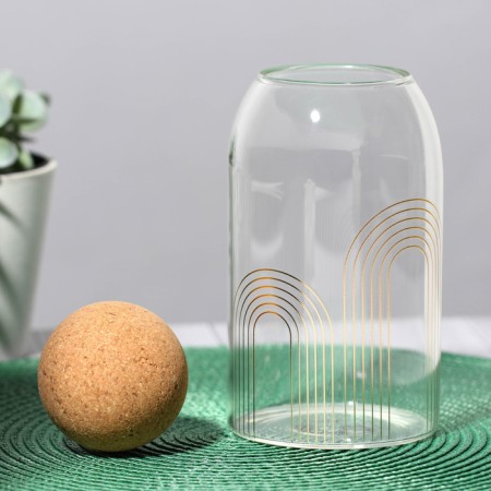 Bank for storage "Geometry", 800 ml-2