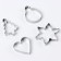 New Year. A set of cookies "Magic loops", metal, 4 pcs