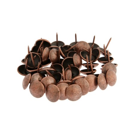 Tundra nails, decorative, 19x22 mm, copper, 50 pcs-2