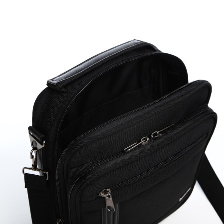 Male bag, black color-4