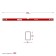 Level with reinforced profile bison master 34584-100_z01, 1 mm/m, 3 eye, 1000 mm