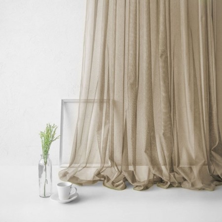 Tulle "Story", size 500x270 cm, cappuccino color-1