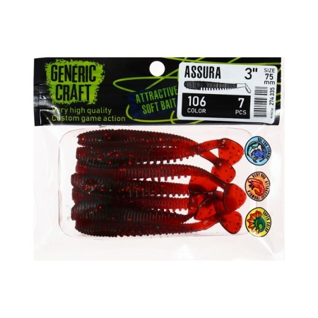 Geneeric Craft Assura, the soft bait, color 106, 7.5 cm, 7 pcs.-1