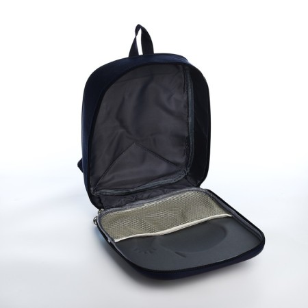 Baby backpack on lightning, blue color-7