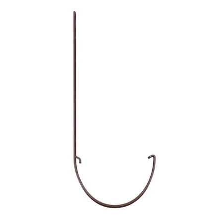 Groove bracket Metal techno -nicob PVC D125 brown-1