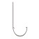 Groove bracket Metal techno -nicob PVC D125 brown