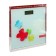 Floor Libra Energy EN-419D, electronic, up to 180 kg, glass, "butterflies"