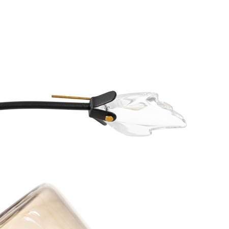 Artemis chandelier 2he27 40W black and gold 46x20x27 cm-6