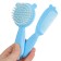 Hair care kit: comb and brush "Bear", blue color