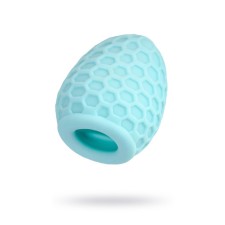 Masturbator A-Toys Pufl, turquoise, three, 6 cm d 2.7 cm