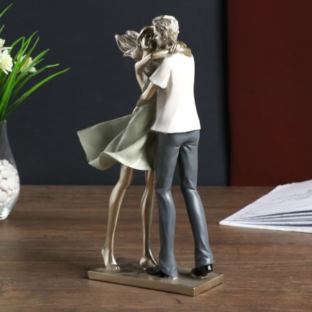 Souvenir Polystone "Kiss in the Wind" 31.5x10x20 cm-2