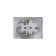 Double SE GLOSSA, 16 A, 250 V, built -in, with salary, curtains, IP20, white, GSL000126