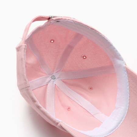 Women's cap monophonic minku, central pink, river 58-3