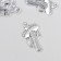 Decor for creativity Metal "Mexican Cactus" silver 2.6x1.4 cm