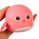 Clothing toy for the bath "Whale", pink color