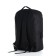 Youth backpack from textiles with lightning, 2 pockets, black color