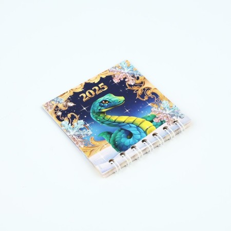 Calendar on Spiral "New Year's Wonders", mix of 5 pcs, 7 x 7 cm-19