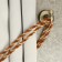Single -rod hook for curtains Cappio KC112, bronze color, 2 pcs