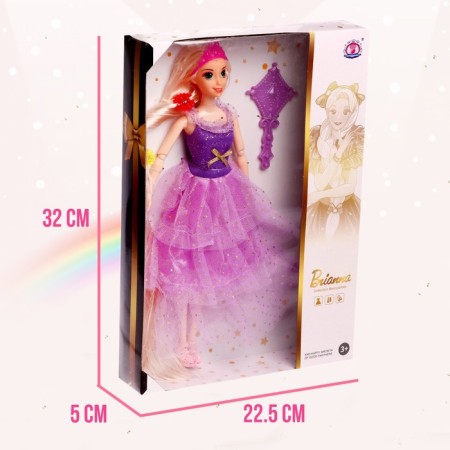 ANNA doll-model articular, in a magnificent dress, with accessories, mix-4
