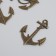 Decor for creativity Metal "Anchor" Bronze 5.5x4 cm
