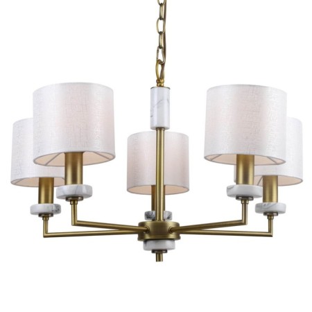 Marbella chandelier, 5x40W E14, brass color-1