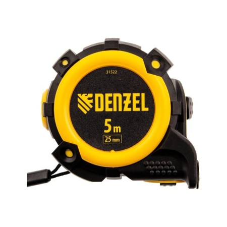 Denzel 31522 roulette, nylon coating, magnetic hook, automatic, 5 m x 25 mm-2