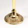 Summary Metal for 3 candles "Medalon" Gold 26x26x9.2 cm