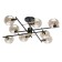 Hamburg chandelier, size 87x26x87 cm, 320W 8xe14 IP 20
