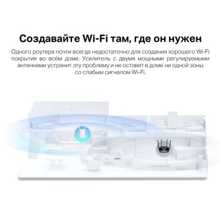Repeater of the wireless signal Mercusys ME70X AX1800 10/100/1000Base-TX set.: Devices 102950-4