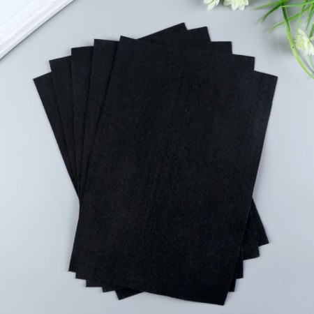 Soft felt 1 mm 20x30 cm black-1