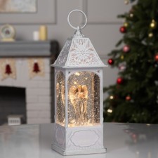 Фигура светодиодная «Рождественское волшебство», 28х10.4х10.4 см, музыка, ААх3, USB, свечение тёплое белое