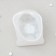 Mold "Bulldog", silicone, 4 × 5 × 4.5 cm, white color