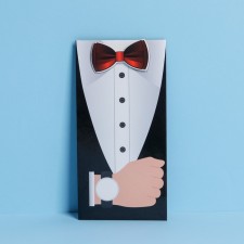 Конверт для денег «Настоящему мужчине», ручная работа, 16,5 × 8 см