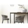Semi-bank Haugen, 530 × 580 × 920 mm, dark gray / light gray color