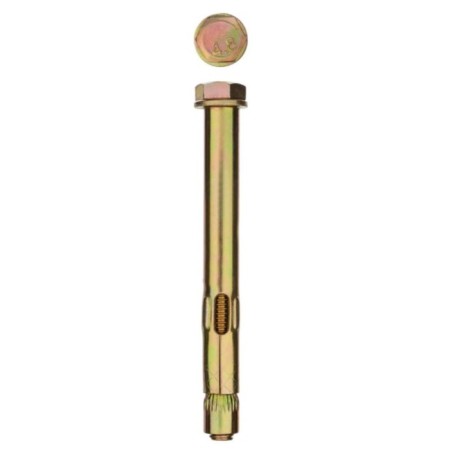 Anchor bolt of the bison, yellow -recorded, 12x65 mm, 40 pcs-1