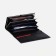 Women's wallet on magnets, black color