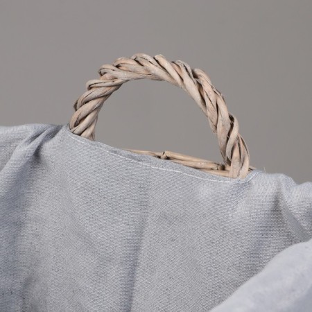 High -high shelling basket with handles "Lenon", 44x33.5x30 cm, gray-1