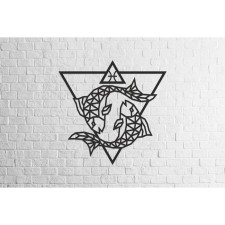 Wooden decor wall -mounted “Pisces”, panel, puzzle Ewa Design