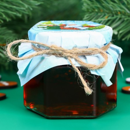 Pine cone jam "Happy New Year!", 100 ml-1
