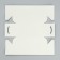 Capley box, confectionery packaging, 2 cells “Gift for you”, 16 x 8 x 10 cm