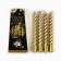 Candles twisted "Happiness in the New Year", 4 pcs, 6.8 x 16 x 2 cm