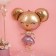 Foil ball 36 "Walking figure" mouse ballerina in ind. UP.