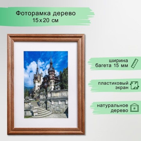 Photo frame 15x20 (3N68) nut (plastic screen)