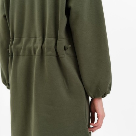 Women's dress Minaku: Casual Collection Khaki Color, Rr. 48-3